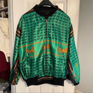 Vintage reversible jacket with pockets